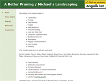 Tablet Screenshot of abetterpruning.com
